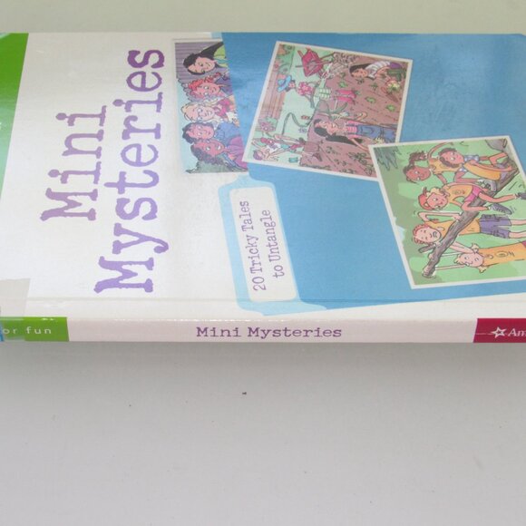 American Girl – Mini Mysteries: 20 Tricky Tales to Untangle – Paperback Book - Picture 2 of 3